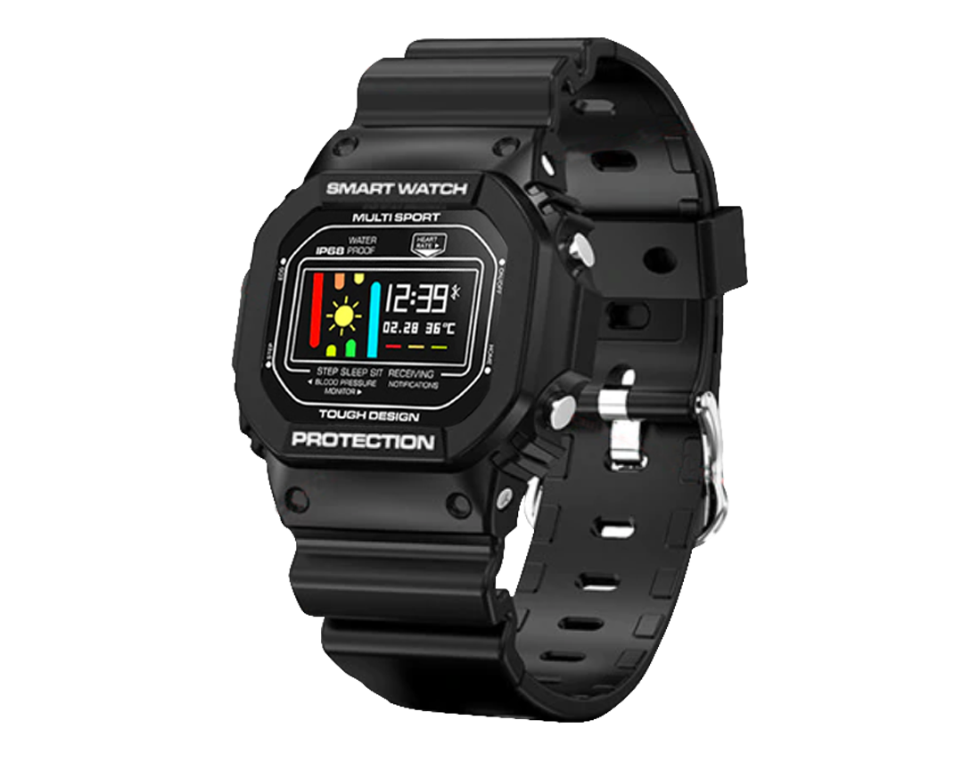 Tactical Smart Watch V-Shock Black