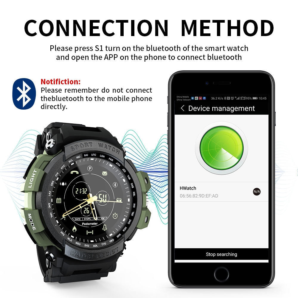 Tactical Smart Watch V7 Army Green